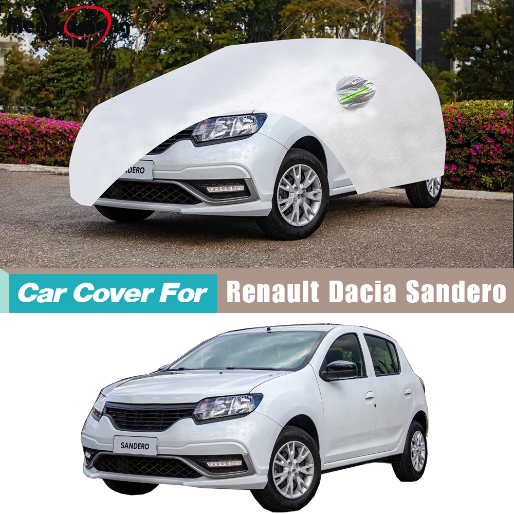 

Ветрозащитный чехол для автомобиля Renault Dacia Sandero 2007-2026, устойчивый к УФ-излучению, солнцу, дождю, снегу, льду и пыли