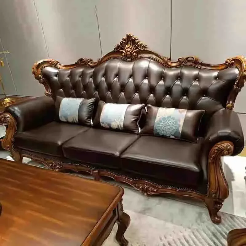 Modern Simple Luxury Sofa Black Waterproof Wood Two Seater Reading Sofa New Arrival Muebles Para Salas Modernos Home Furniture