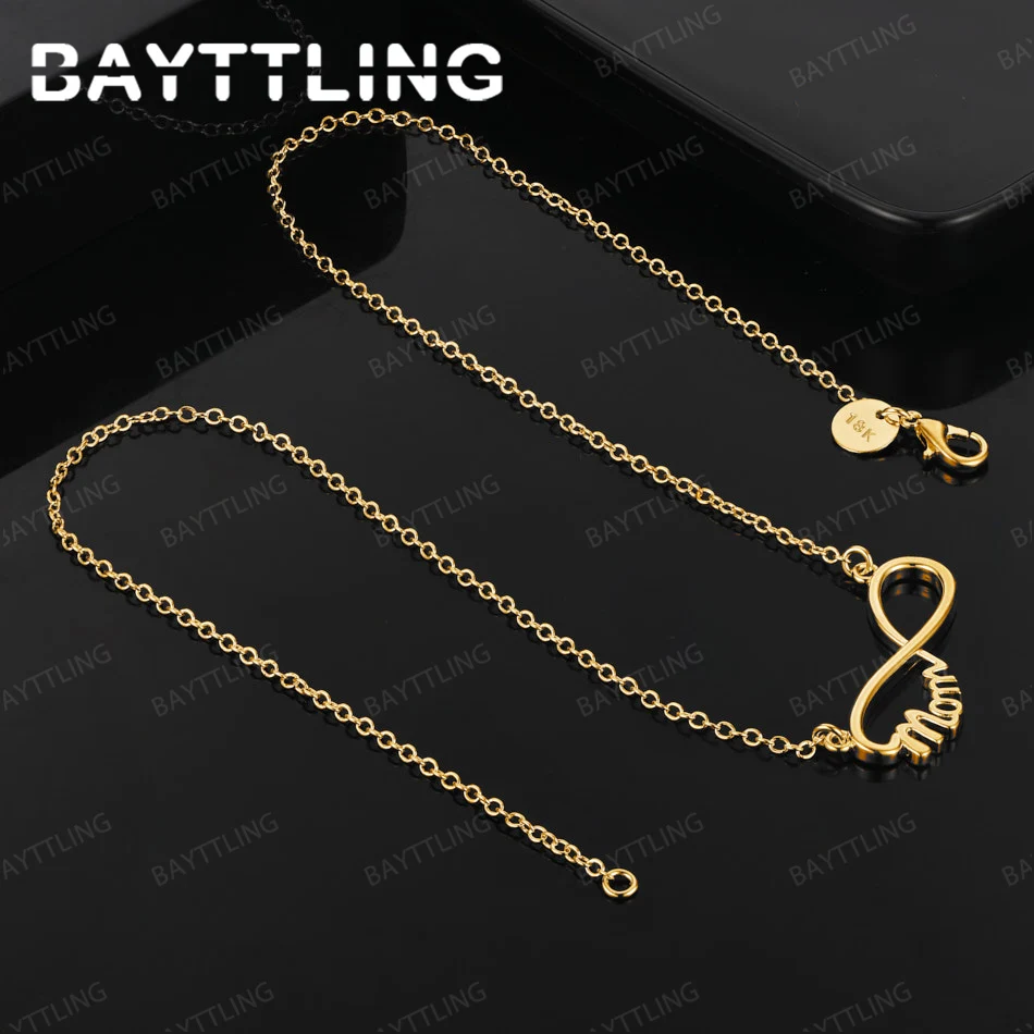 

925 silver 18K gold exquisite MOM necklace jewelry women's party gift party temperament accessories