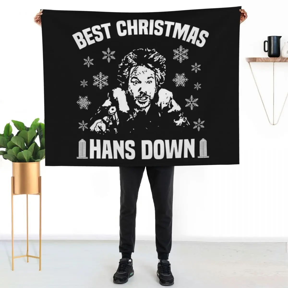

Best Christmas Hans Down Throw Blanket Warm Comfortable Blanket for Office Napping