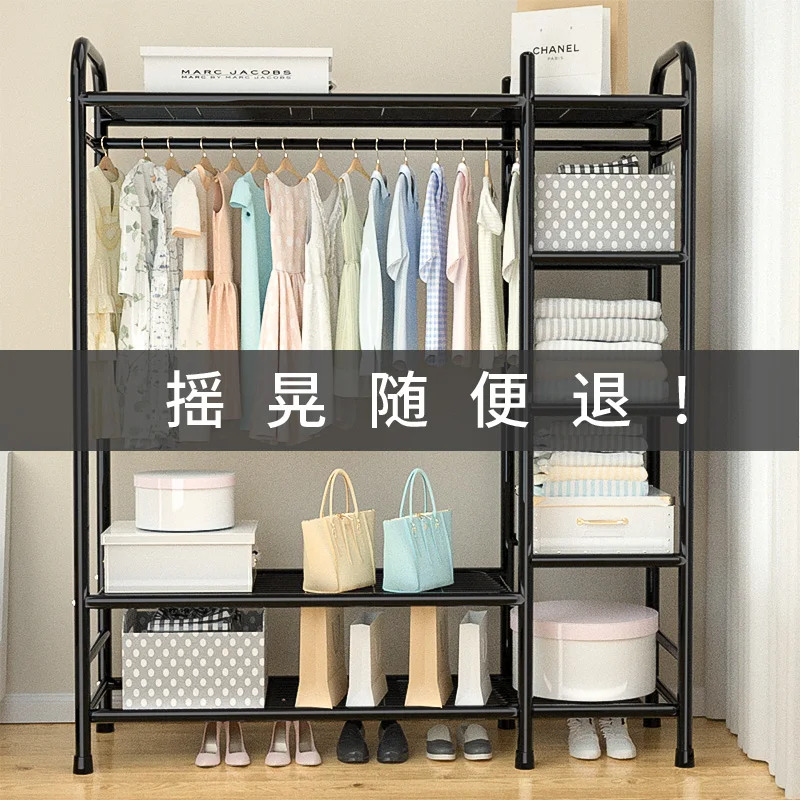 

Hangers Clothes Rack Stand Shoe Wardrobes Corner Shelf Clothes Rack Stand Shelving Organizer Zapatero Mueble Nordic Furniture L