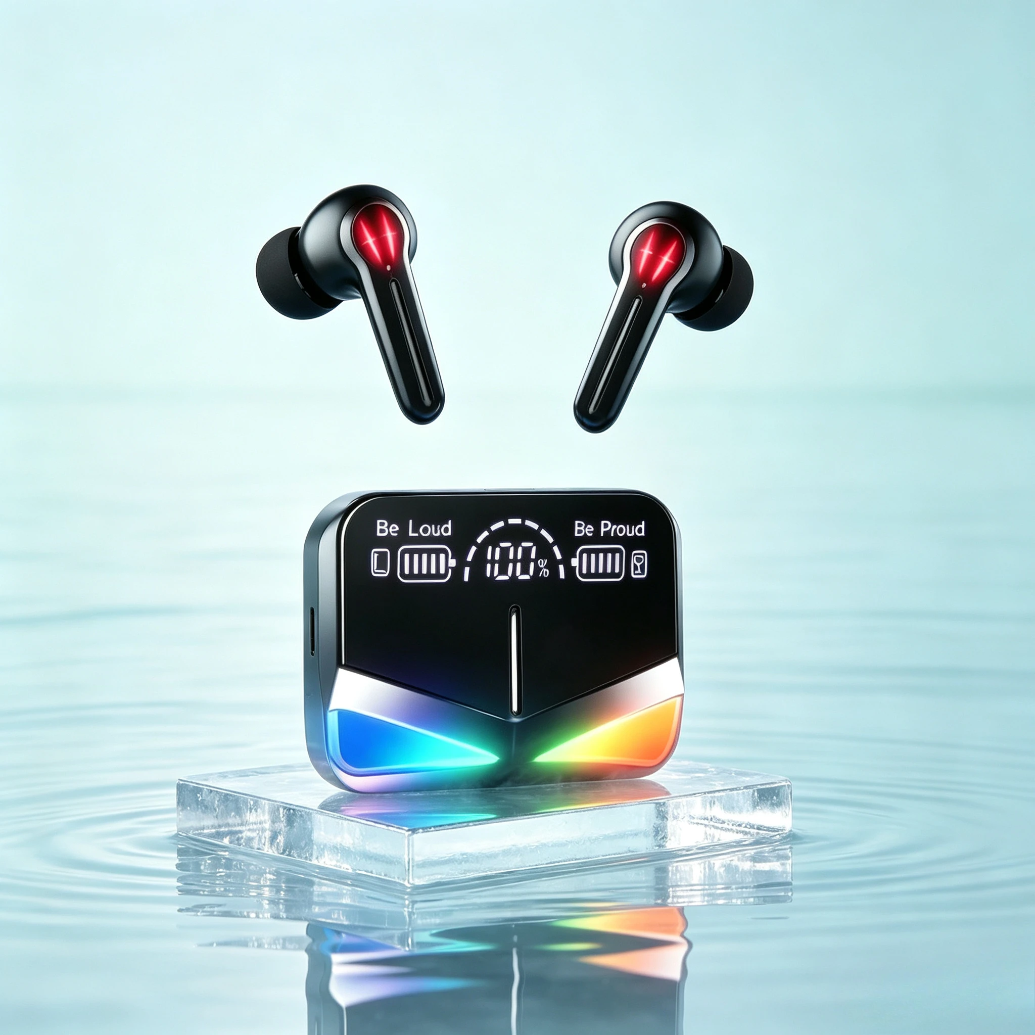 Wireless Earphones with Charging Box Headphone 9D Stereo Sports Earbuds Headsets with Microphone Bluetooth
