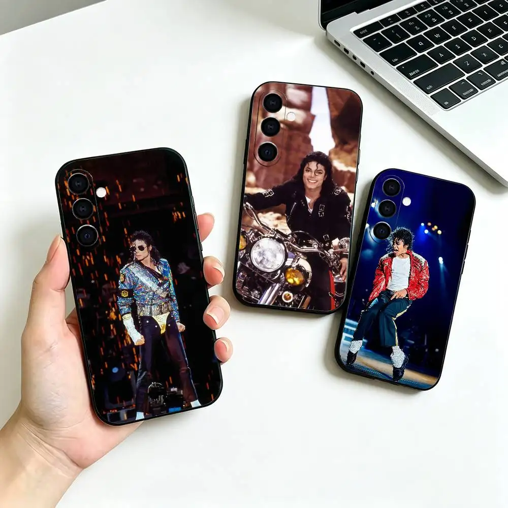 Fashion Michael Jackson -n Phone Case For Samsung Galaxy A73, A72,A70,A53,A52,A51,Soft Silicone Black Cover