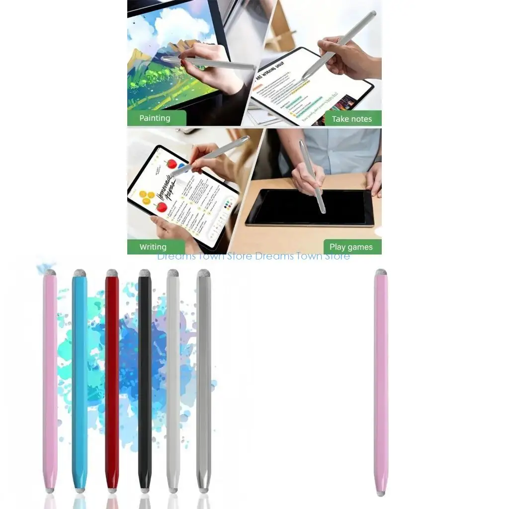 

HX6A Сенсорная ручка для планшетов, телефонов, точный наконечник, мягкая головка, чувствительное к давлению управление