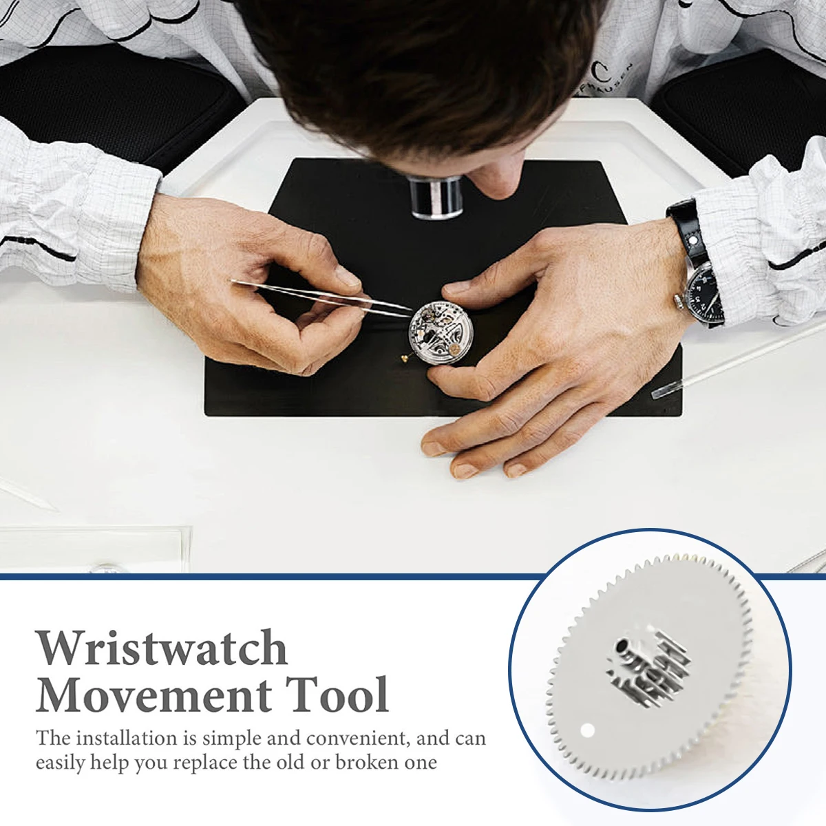 Mod Horloge Reparatie Deel NH35 NH36 Beweging Accessoires Paraplu Wiel Fit voor Seiko Mechanisch Horloge Onderhoud