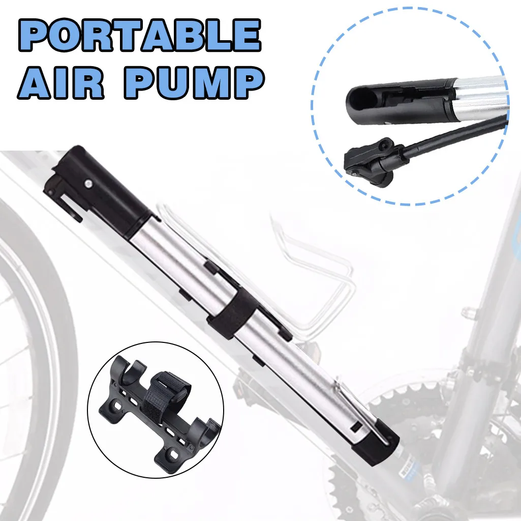 

Hand Bicycle Pump Portable Inflator Aluminum Alloy Mini Air Compressor Air Pumps For Bicycle Mtb Road Bike Tire Ball Fill Pumps