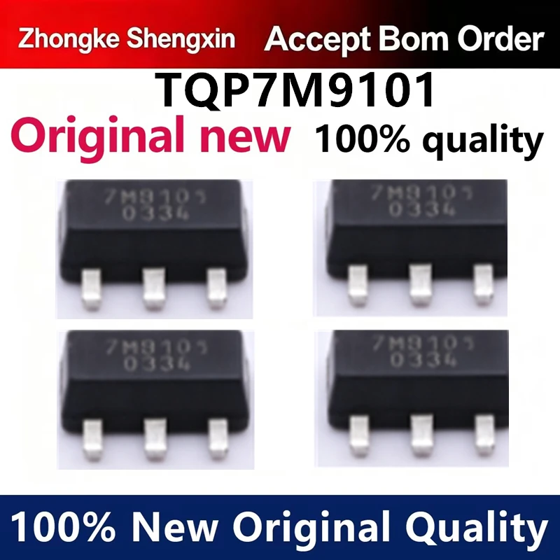 （5pcs-100pcs）TQP7M9101 silk screen 7M9101 SOT-89 0.25W 1/4W high linear amplifier TRIQUINT
