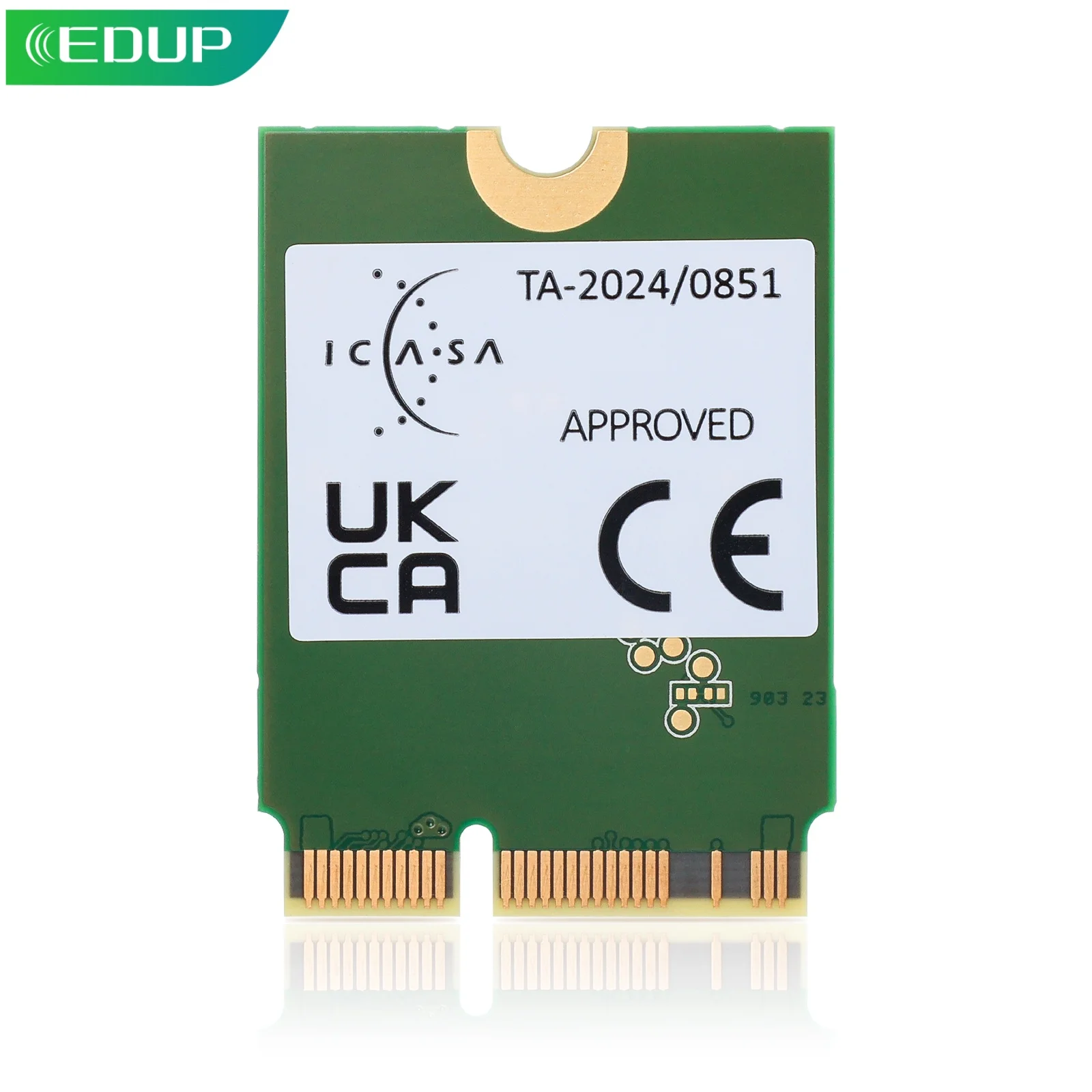 EDUP MT7927 WiFi 7 Tri Band Wireless Adapter 24G 5G 6G Bluetooth 54 MU MIMO for Win11 Laptop Compatible with Intel and AMD