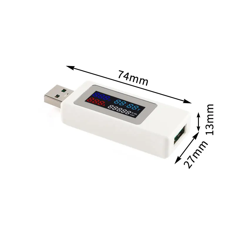 KWS-V30 USB Power Meter Tester Power Detector Current Charger Capacity Tester Meter Current Voltage Battery Capacity Tester