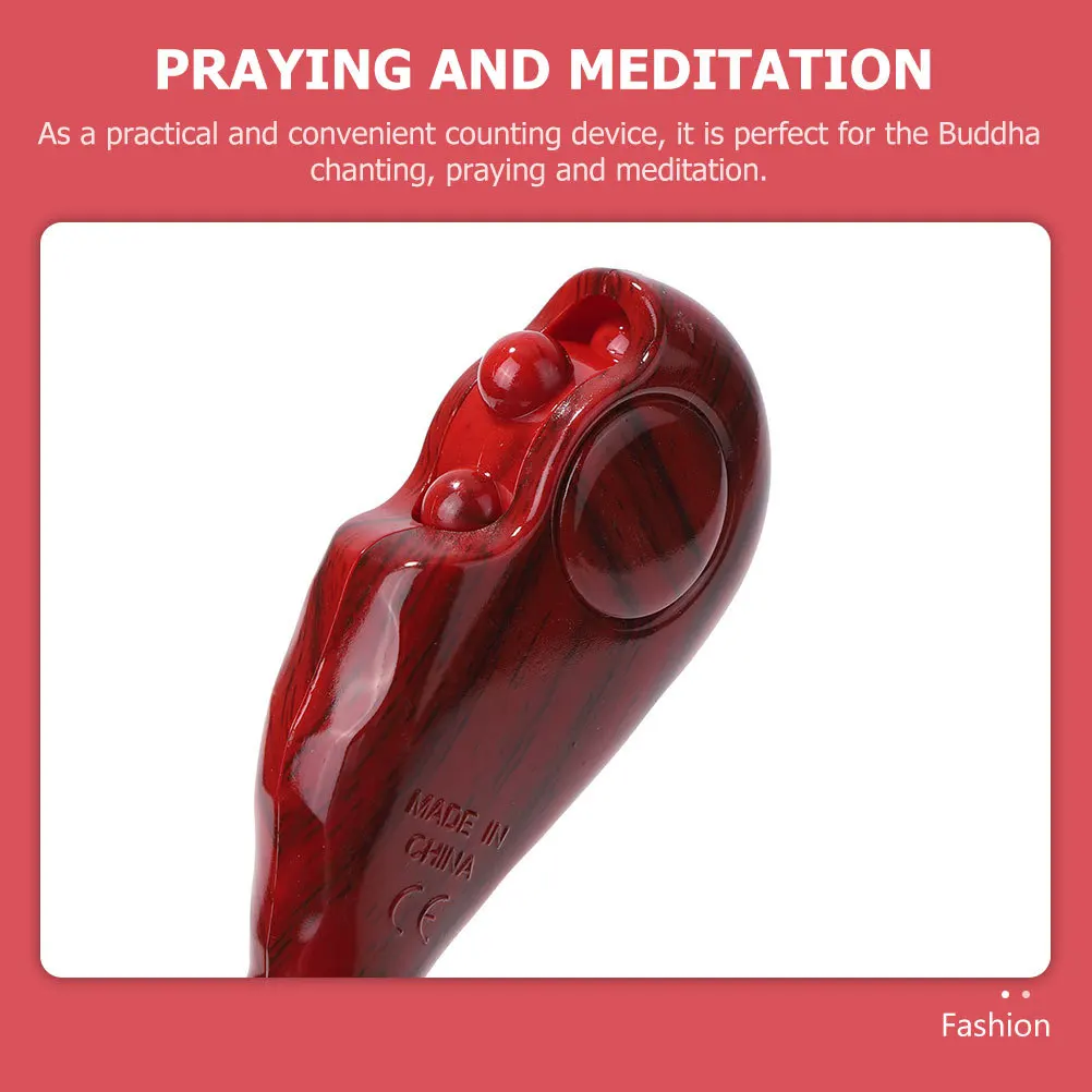 

Handheld Buddha Bead Counter Digital Screen Durable Chanting Meditation Counting Device Practical Electric Buddhist Clicker