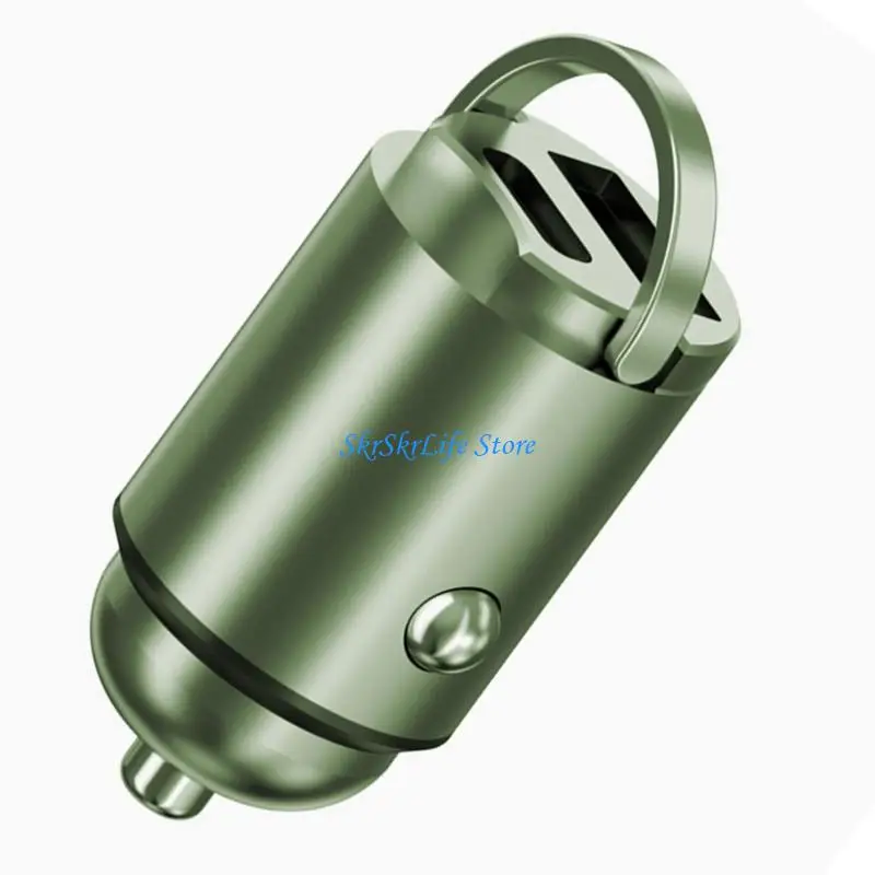 E65E Phone Adapters 100W Car Adapters Type C USB 2 Port Fast Charging