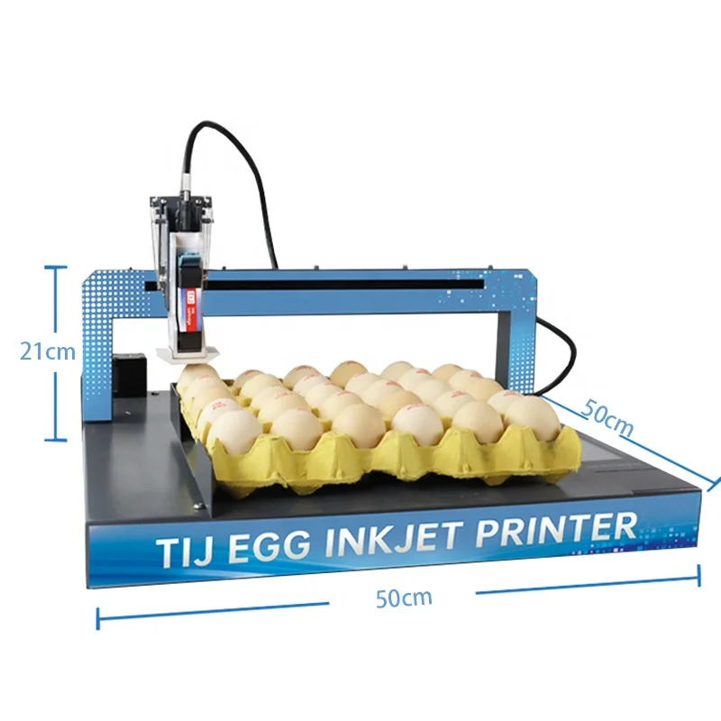 Tabletop Portable Inkjet Printer /egg Bar Code Stamping Machine/ Egg Letters Coding Machine