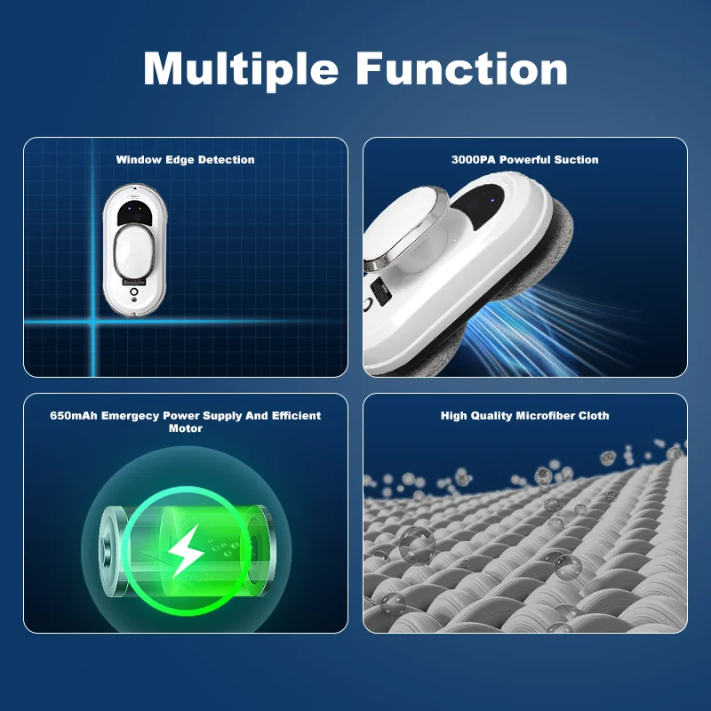 [Ultimate Window Cleaning Companion] Window Cleaning Robot 2.0, featuring 2024's latest technology, offers the best window clean