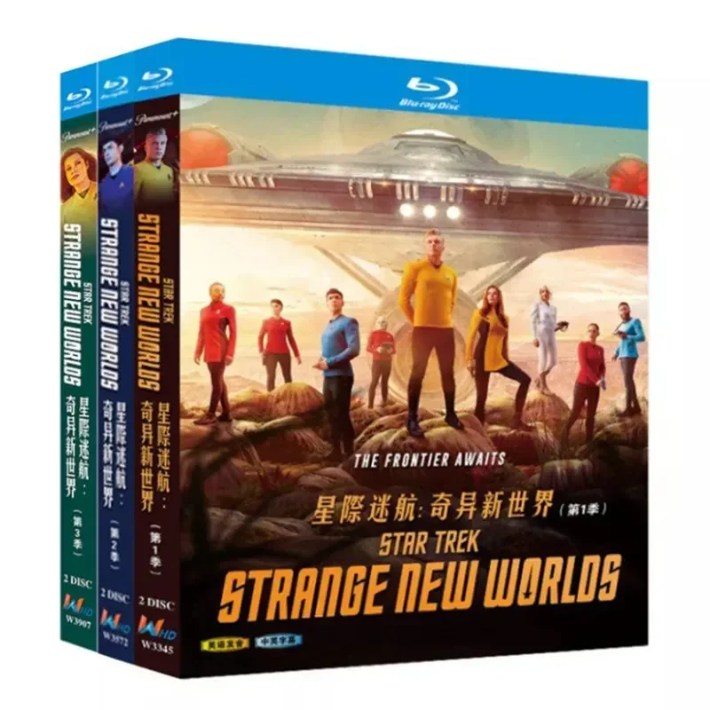 Nuova Serie TV Blu-Ray Ultra HD Star Trek Strange New Worlds Stagioni 1-3 Set In Scatola-image