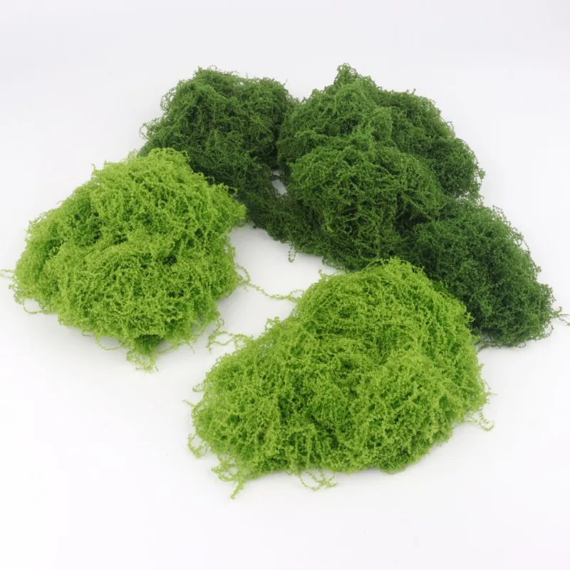 Simulated Moss Artificial Micro Landscape Ornament Moss Potted Plant Decoration Landscaping False Silk Wool Fast Delivery