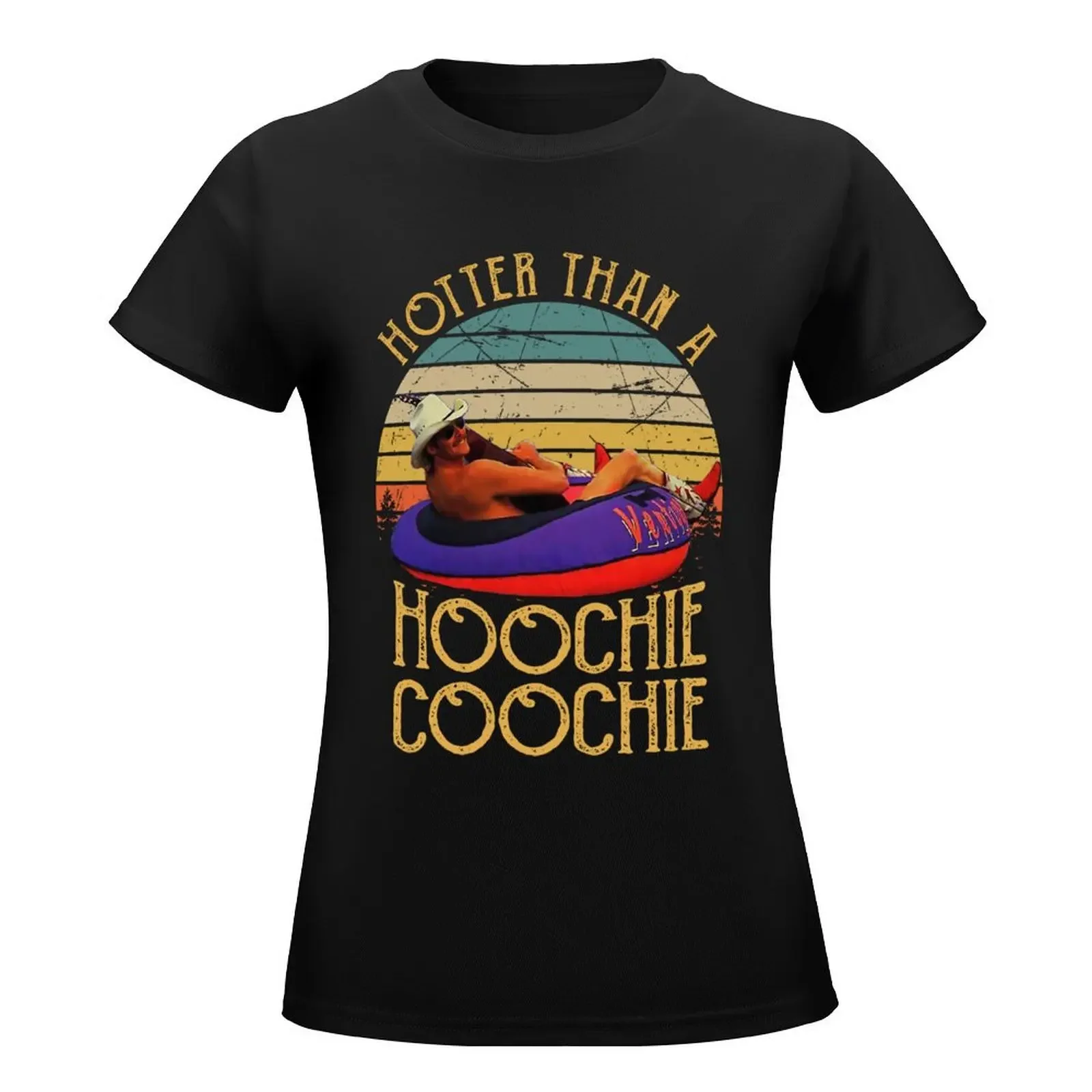 Hotter Than A Hoochie Coochie Alan Vintage Retro Style T-Shirt kawaii clothes shirts graphic tees Woman clothes