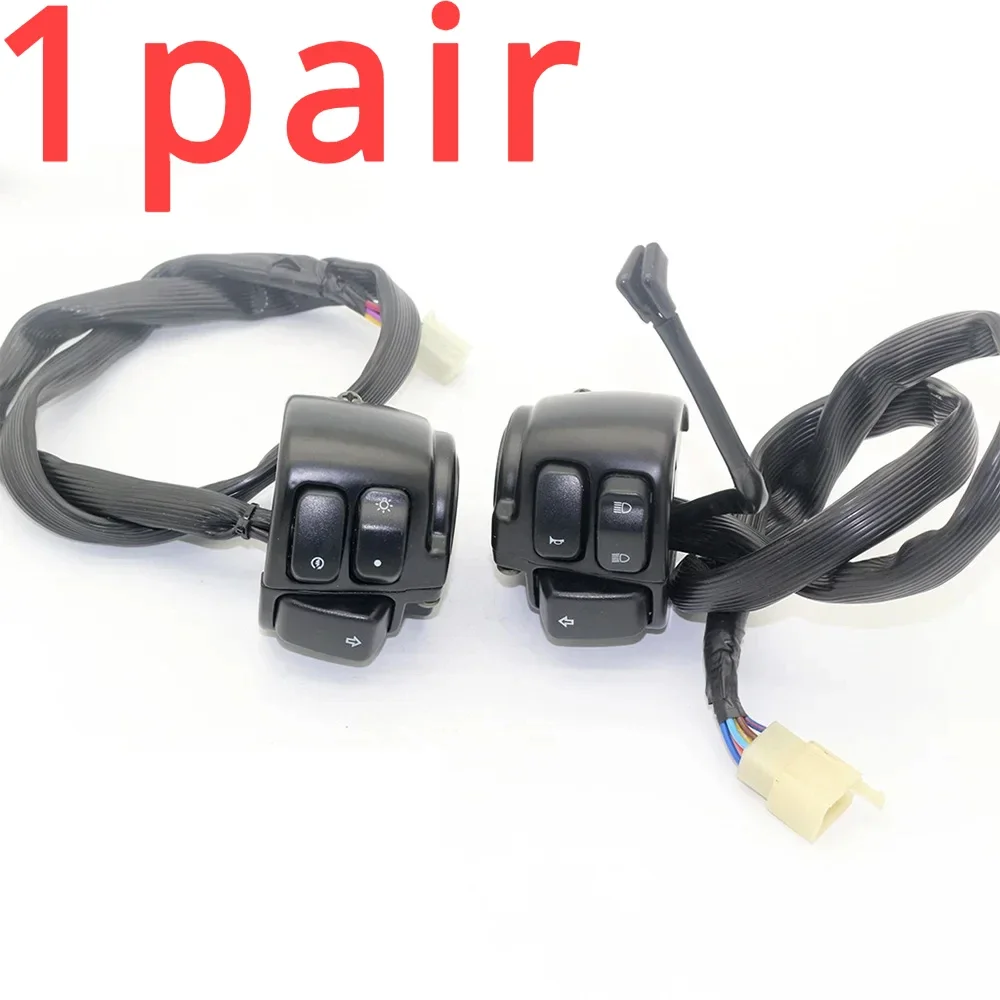 

1 пара для мотоцикла, звуковой сигнал поворота, фара, управление включением-выключением, черный корпус, переключатель, руль 1 дюйм для 96-12 DAVIDSON 883