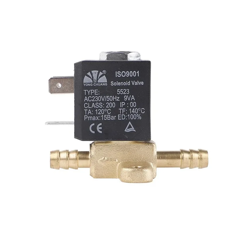 5523 Steam Hanging Ironing Machine Solenoid Valve Right Angle Micro for Gas Heater and Appliance Control System Use