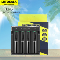 LiitoKala Lii-L4 3.7V Lithium Battery Charger for 18650 26650 High Quality Fast Charging Short-Circuit Over-charge Protections