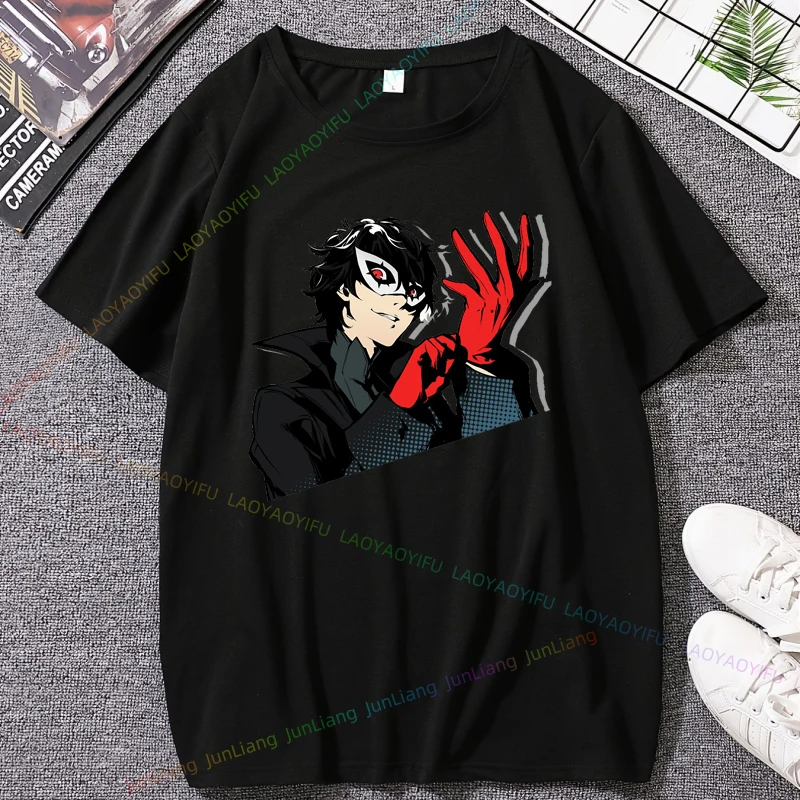 Persona 5 Me and Myself TShirt Unisex  Short Sleeve 100% Cotton Breathable Gamer Gift Shirt