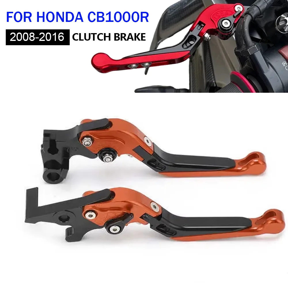 

For Honda CB1000R CB 1000R CB1000 R 2008-2016 CBR1000RR FIREBLADE Motorcycle Adjustable Folding Extendable Brake Clutch Levers