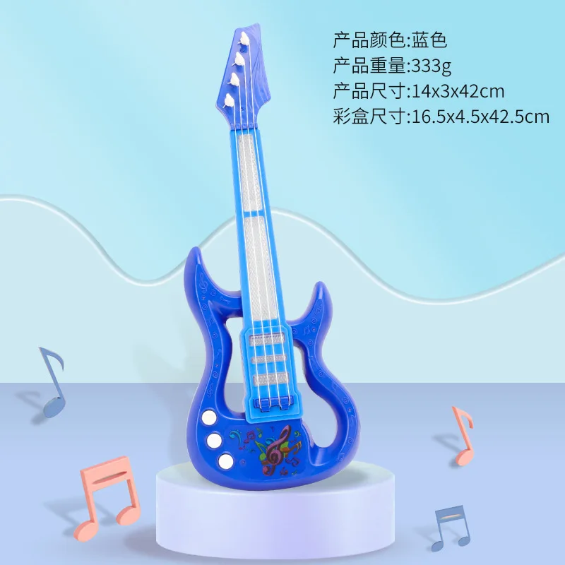 Mini Kinder gitarre 4-saitige Ukulele E-Piano Musik instrument Gehirn training pädagogisches Spielzeug Geburtstags geschenk Mädchen Junge