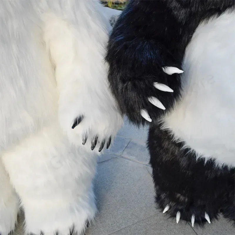 200cm 260cm 공기 풍선 팬더 마스코트 의상 파티 광고 할로윈 성인 Fursuit 재미 있은 마스코트 의상 동물 의상
