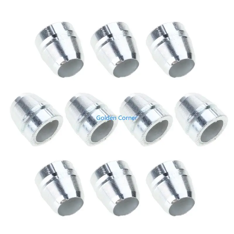 

E15D 10Pcs Safety Round Handle Wedges Steel Hammer Handle Splitting Wedges Set Hammer