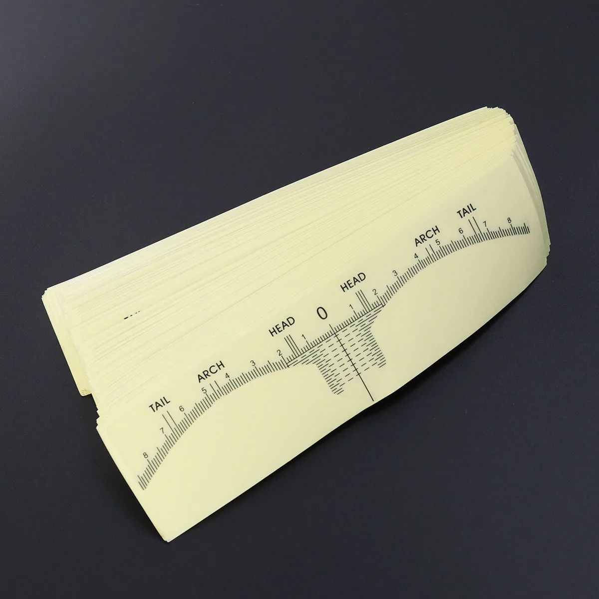100 pezzi righello per sopracciglia stencil modellante flessibile strumento professionale per la misurazione delle sopracciglia guida di simmetria per la casa e