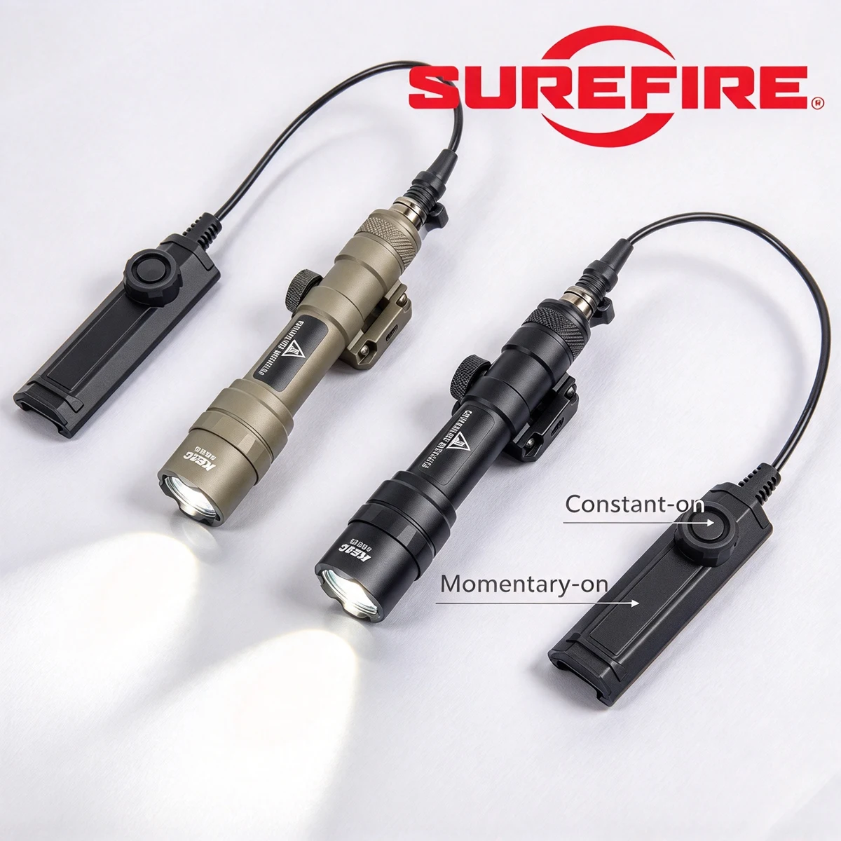 M600C Surefire M600 M300 Airsoft Powerful Flashlight Dual Pressure Switch AR15 20mm Rail Hunting LED Lamp Tactical Scout Lights
