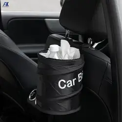 1Pc Black Car Trash Can Pack Bag Waterproof Car Trash Bag for Little Leak Proof Car SUV Truck Cooler Bag- Car Garbage Bag