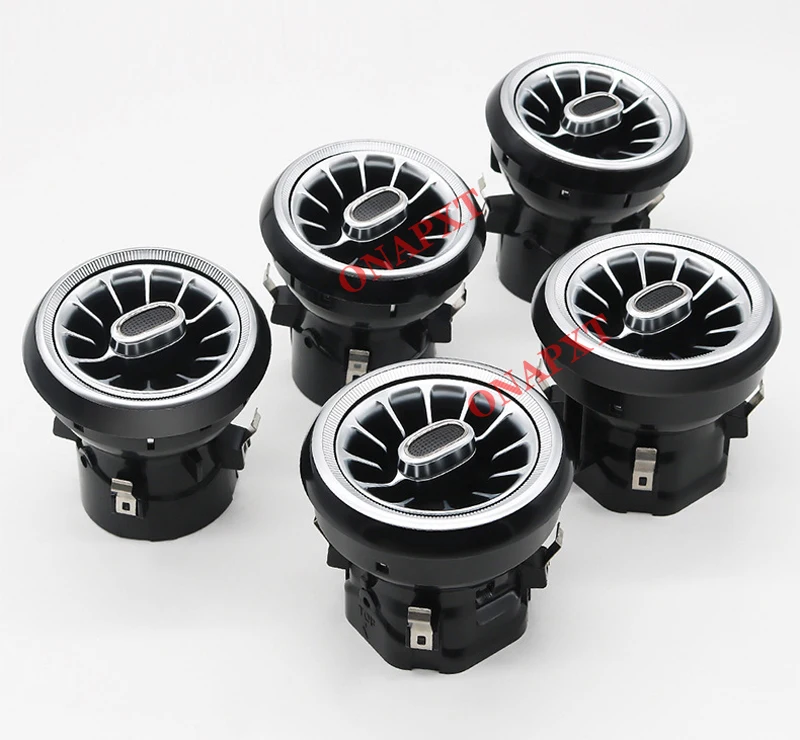 Für Benz C/GLC/A/CLA/GLA/E/S/G Für AMG W205 X253 W176 W117 W156 W213 W222 W464 LED-Turbinendüsen-Ambientebeleuchtung Luftauslass-Lampe – Detail 12