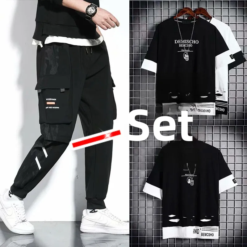 

Men's Casual Workwear Pants 2025 Summer Korean Sle Trendy All-Match Cuffed Leisure Sports INS Student Nine-Piece Pants