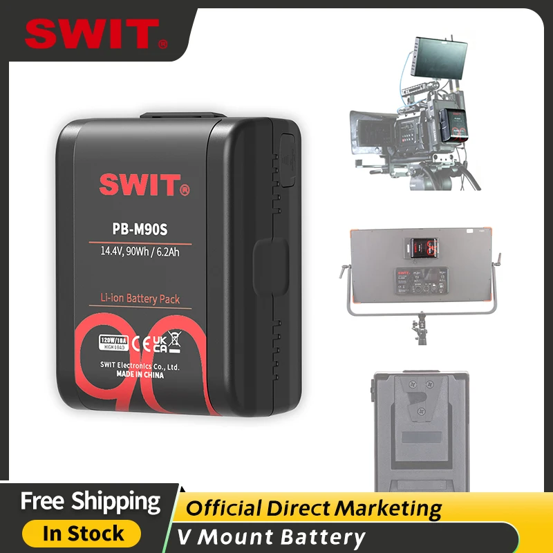 SWIT PB-M90S 90Wh Pocket V-mount Battery Pack