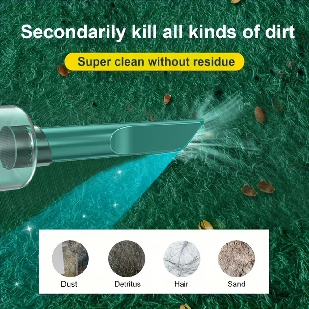 Car Vacuum Cleaner Wireless Portable Large Suction Household Handheld Dust Collector Small Mini Dust Blower for Car Home Vacum