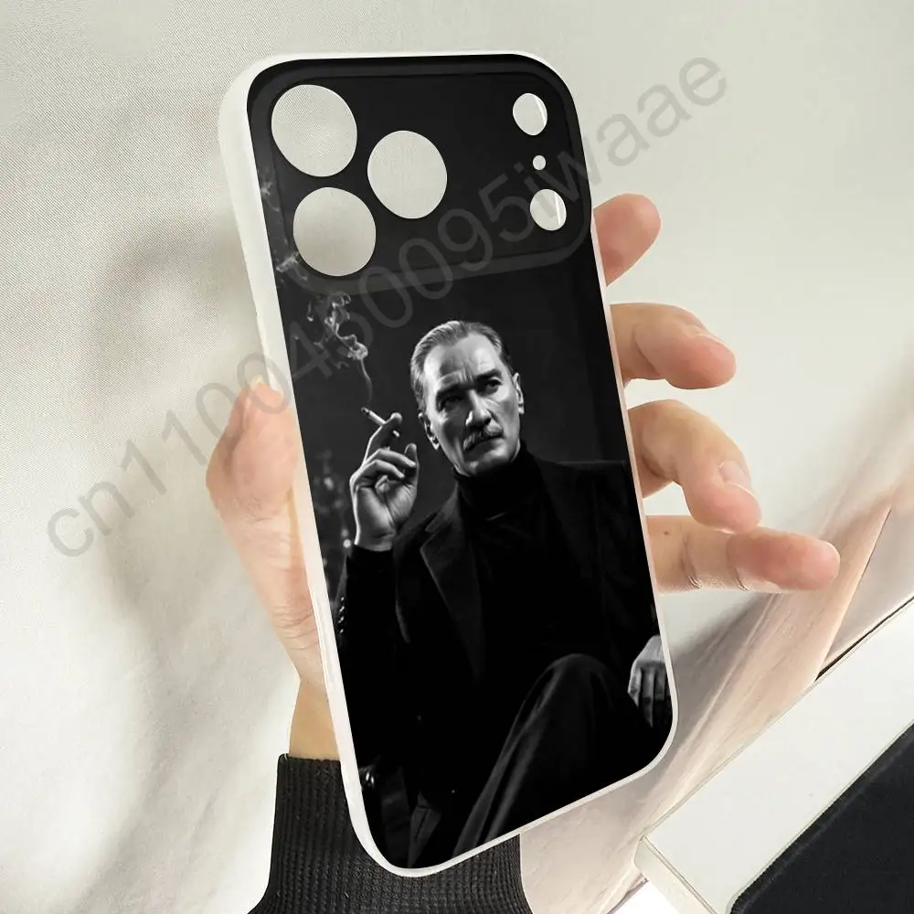 حافظة هاتف مصطفى كمال أتاتورك تركيا لهاتف آيفون 11,16,15,14,13,17,12,Plus,E,Air,Mini,Pro,Max غطاء ناعم مغناطيسي #5