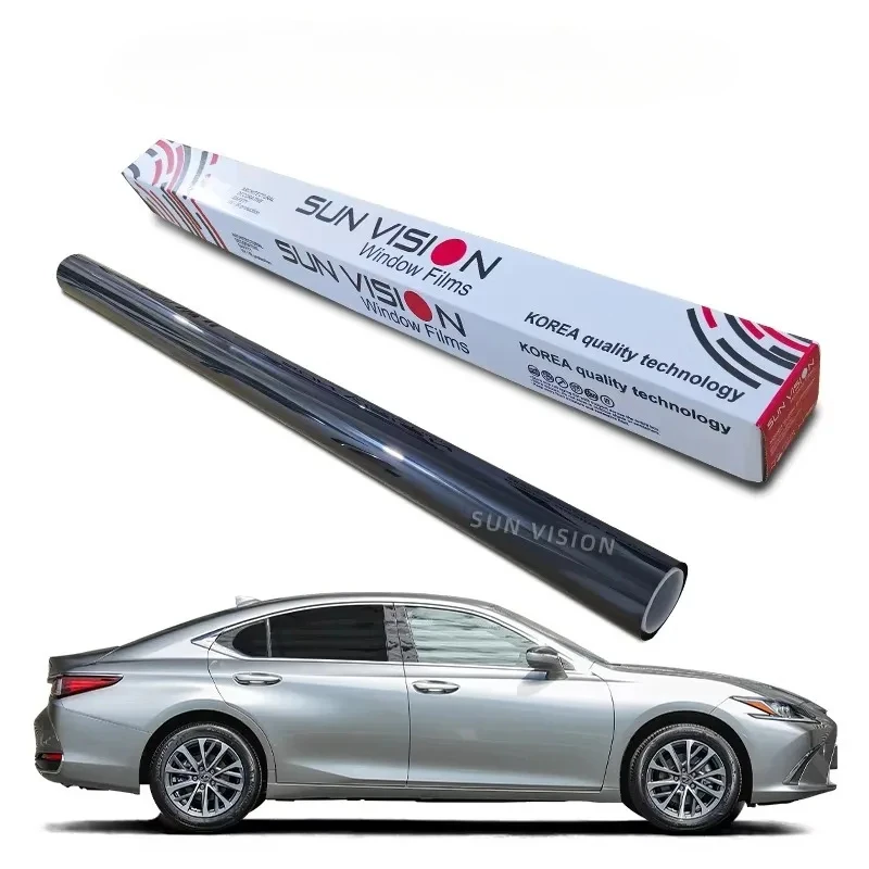

Transparent car window film, car windshield and sunroof protective film