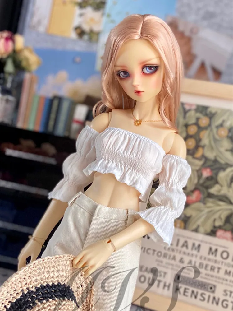 Sweetie Short Shoulder Top for BJD 1/6 1/4 1/3 SD16 Custom Doll Clothes  CWB197