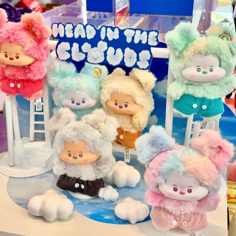 

Подлинная голова Микки в облаках, серия слепая коробка, виниловая сумка для лица, подвеска, куклы, модные игрушки, коллекционная загадочная коробка, подарок для детей