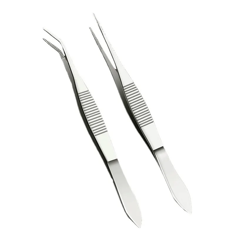 

Медицинские офтальмологические хирургические изогнутые ресницы из нержавеющей стали, пинцет с тонким крючком для глаз