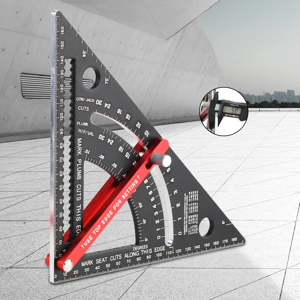 Adjustable Activity Triangle Ruler Combined Tool Angle Finder Miter Saw Saw Protractor Woodworking Measuring Tool Angle Ruler