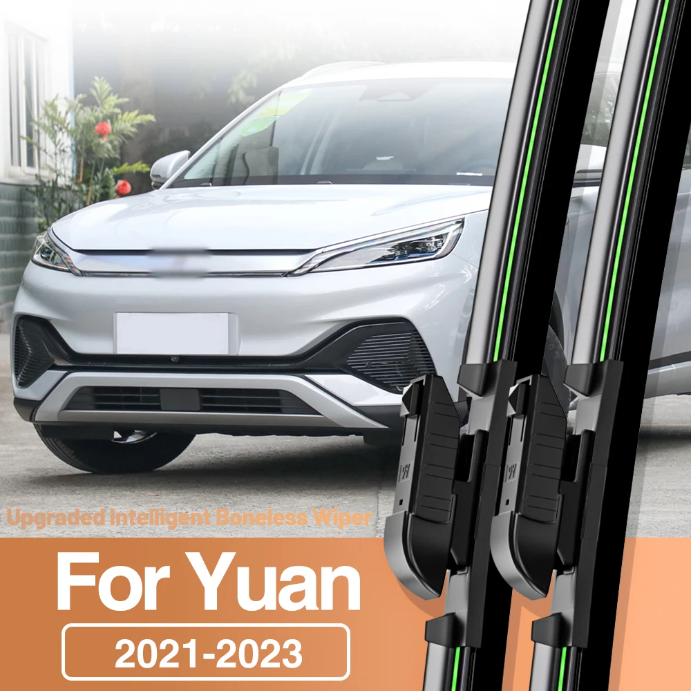 

2pcs For BYD Yuan EV Plus Atto 3 2021-2023 Front Windshield Wiper Blades Windscreen Window Accessories 2022