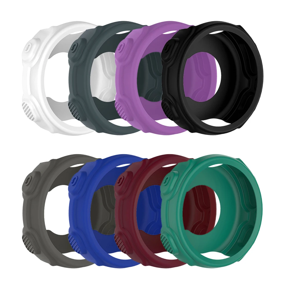 

Silicone Watch Protective Cover Compatible Watch Protective Shell Replacement Solid Color for Garmin Forerunner 235 735XT