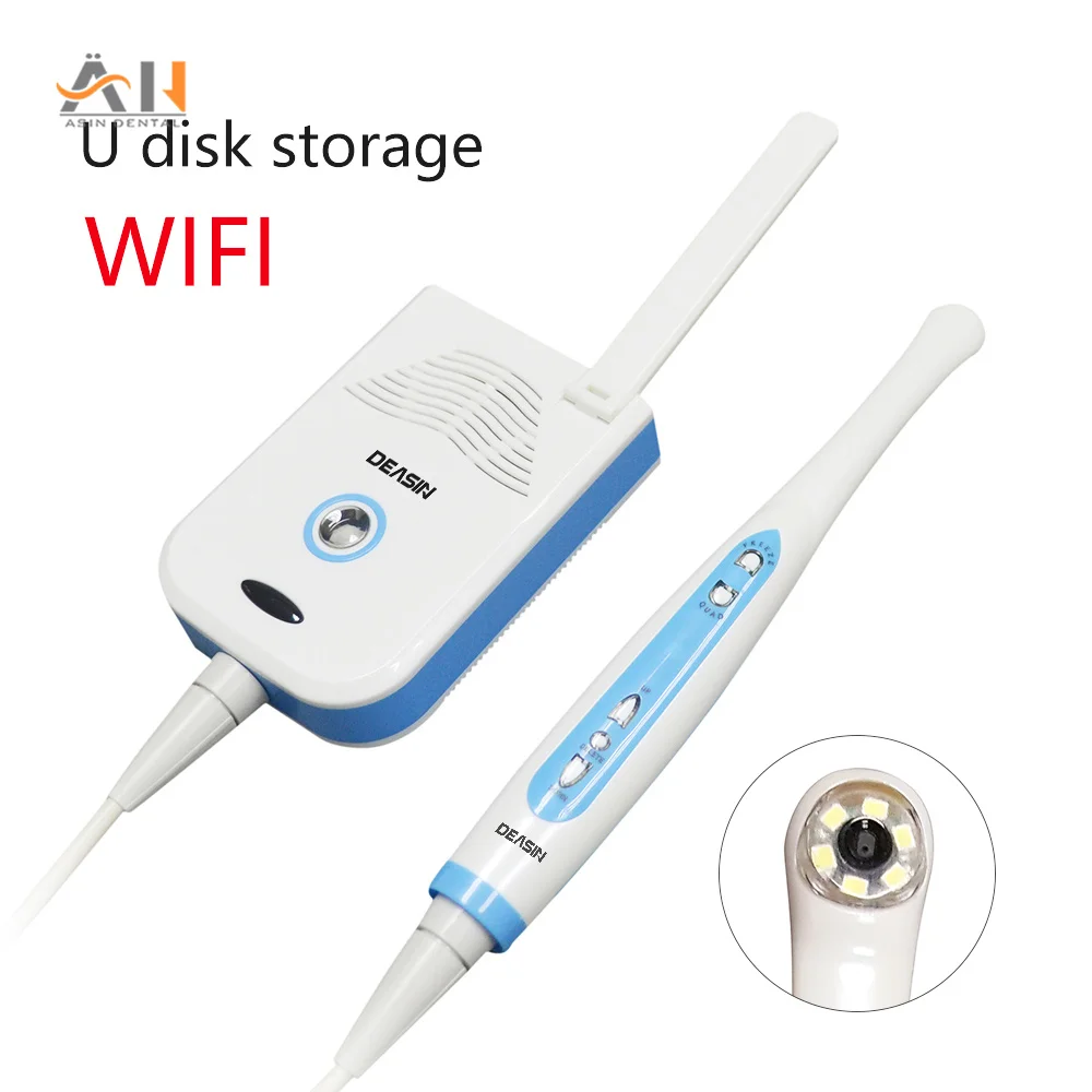 High quality Wired CCD Dental Intraoral Camera 2.0 Mega Pixels with U Disk Storage and WIFI & VGA output