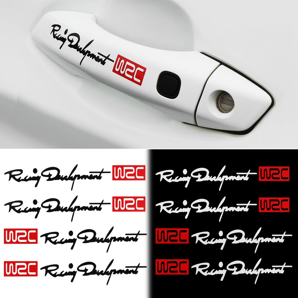 ملصقات مقبض باب السيارة ، مجموعة من 4 ملحقات لسيارة سيدان ، سبورت ، كالينا ، جرانتو ، فيستا ، نيفا ، لارجوس ، فاز ، سامارا ، جولف ، كيا