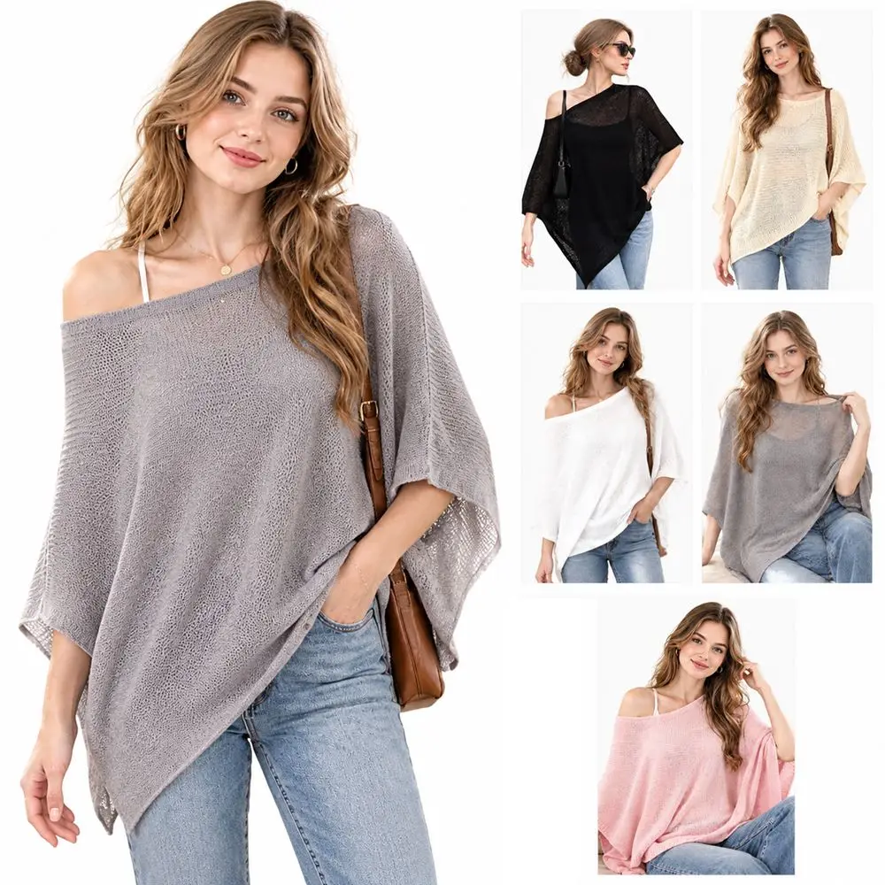 poncho-de-malha-respiravel-e-solto-com-ombros-descobertos-e-detalhes-vazados-em-fibra-de-viscose-macia-e-seda-gelada-para-uso-diario-e-viagens