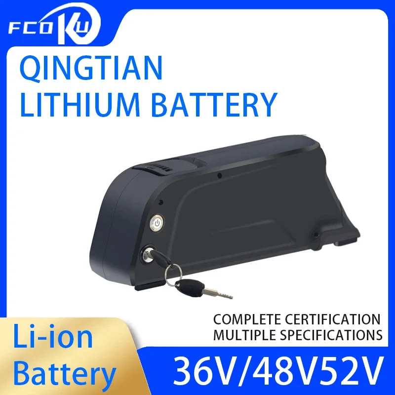 

New 36V 48V 52V 10Ah rechargeable lithium battery is used to replace 18650 lithium battery for Qingtian electric mountain bike