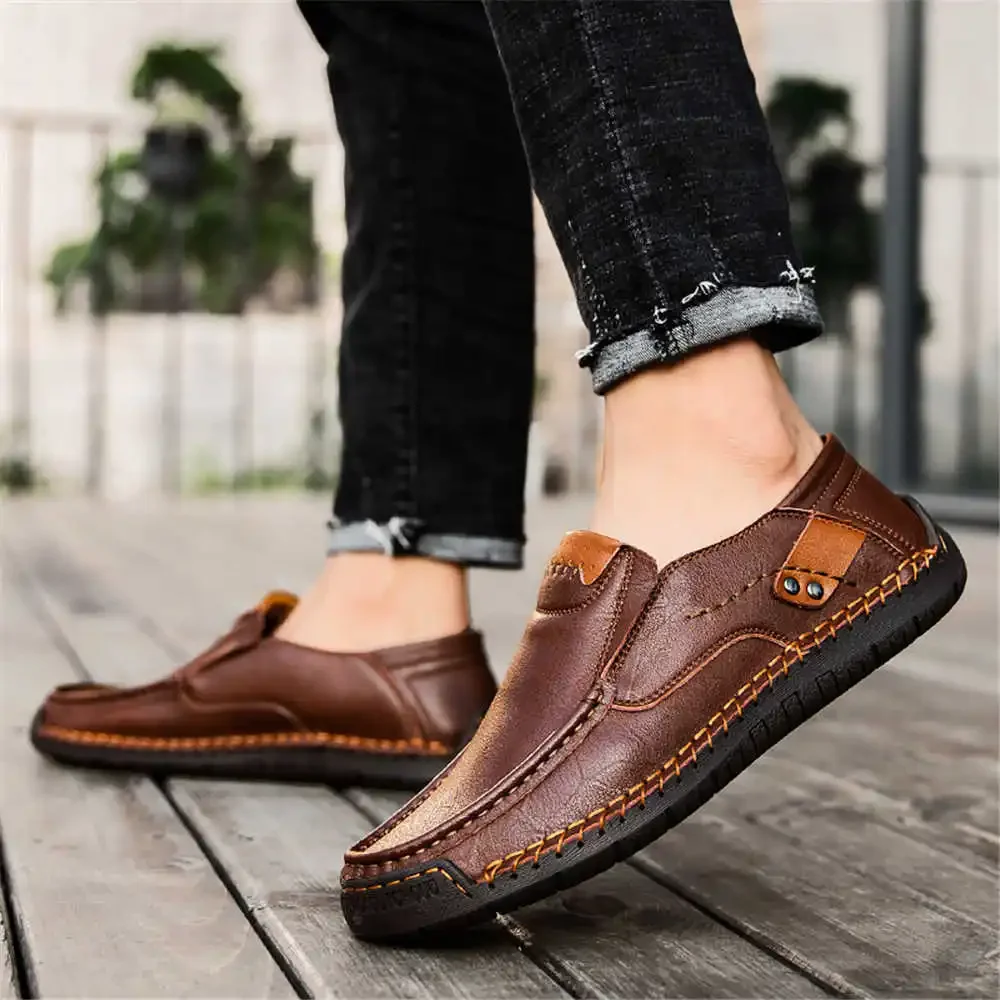 38-46 Ecoleather Skater Shoes Men Vulcanize Mens Loafers Sneakers Golf 6 Sport Krasofka Super Cozy Exercise Casual Trendy