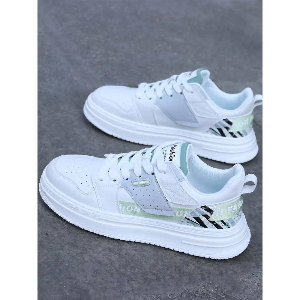 

Men's Fashionable Sporty Casual Shoes Spring Autumn New Trend Soft Bottom Breathable White Sneakers Leisure Brand MPPMCK