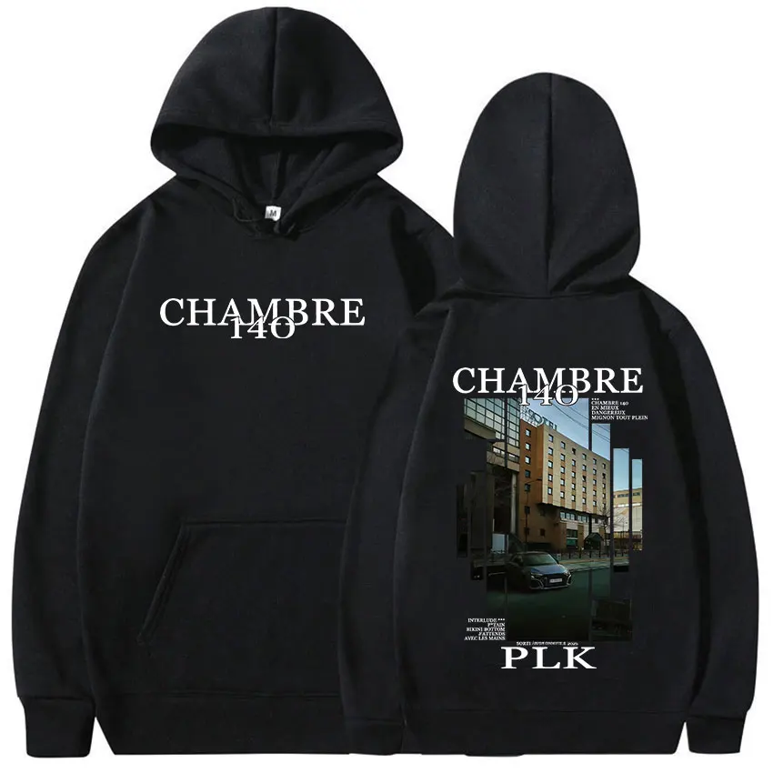 Rapper Plk CHAMBRE 140 Pt3 Tour 2025 Autumn/Winter New Collection Hot Selling Men's Women's Hip Hop Super Large Cotton Hoodie